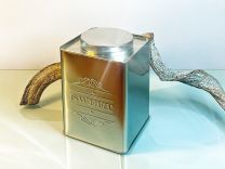 Bonbonhalter Dose Metall silber